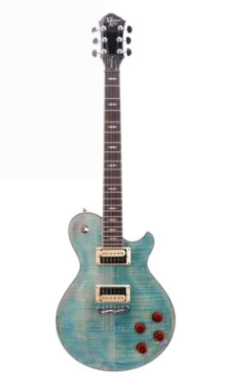 Michael Kelly Patriot Decree Coral Blue elektrische gitaar met Great Eight mod