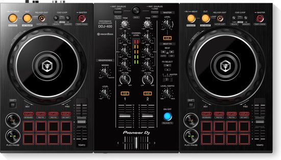 Pioneer-DJ-DDJ-400-DJ-Controller-bovenkant